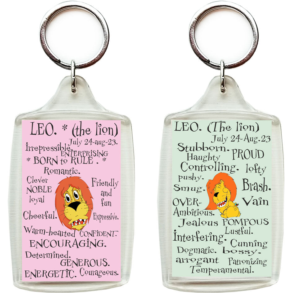 Zodiac Key Chain - LEO-gifts-WonderShop.In