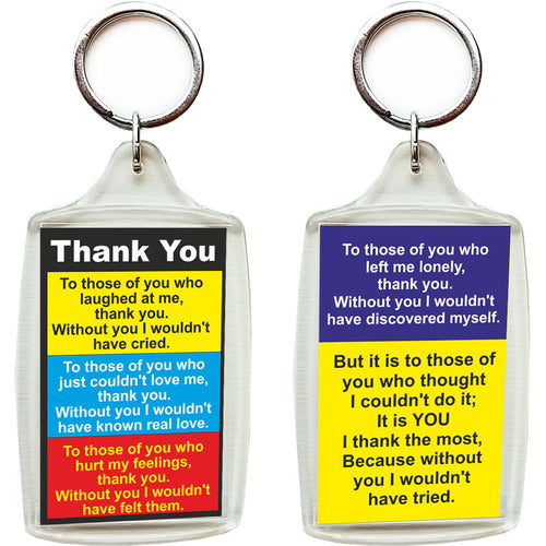 'Thank You' Keychain-gifts-WonderShop.In