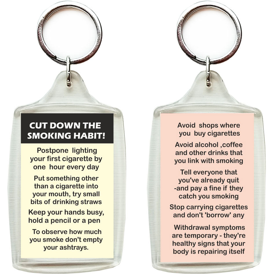 Smoke Key 'No Smoking' Tips & Ideas on a Keychain | WonderShop.In