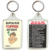 'The Idiot Test' Keychain