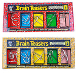 BRAIN TEASERS PUZZLE COMBO GIFT PACK- SET- 1  & 2
