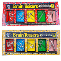 BRAIN TEASERS PUZZLE COMBO GIFT PACK- SET- 1  & 2