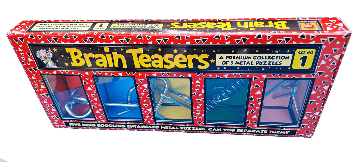 BRAIN TEASERS PUZZLE COMBO GIFT PACK- SET- 1  & 2