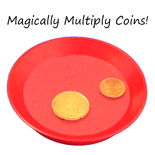 Magic Table Coin Coin Multiplying Tray Magic Trick | WonderShop.In