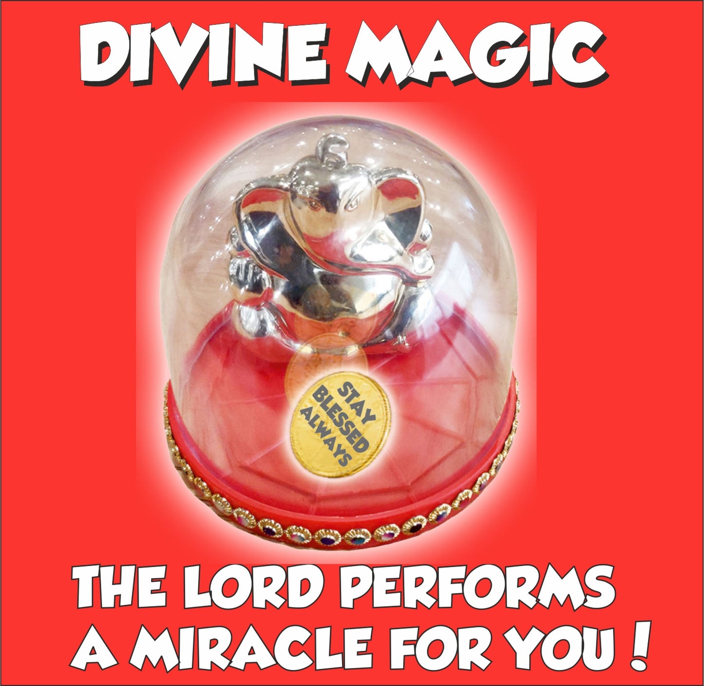 Divine Magic - Magical Ganesh-Coin Tricks-WonderShop.In