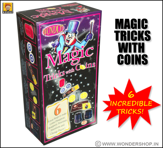 Magic Tricks with Coins Magic Set | WonderShop.In