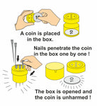 Spike thru Coin-Coin Tricks-WonderShop.In