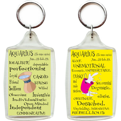 Zodiac Key Chain - CAPRICORN-gifts-WonderShop.In