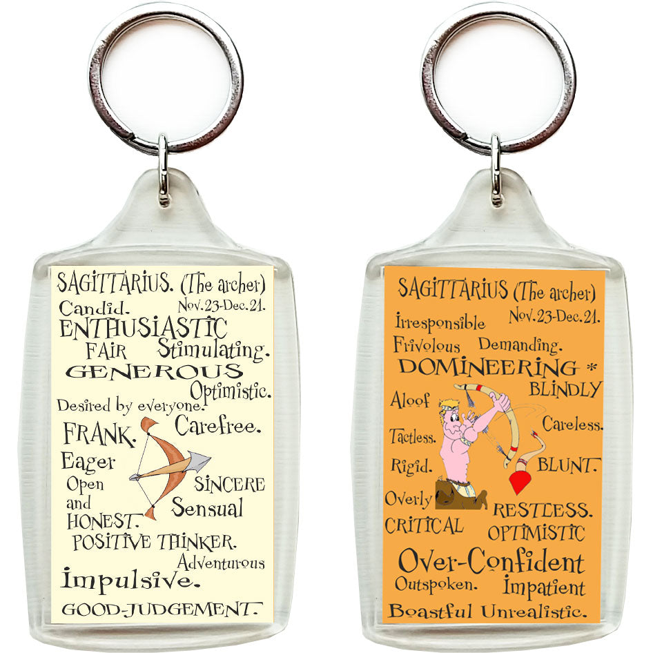 Zodiac Key Chain - SAGITTARIUS-gifts-WonderShop.In