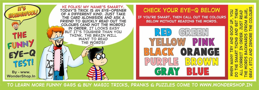 The Funny Eye-Q Test